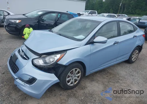 2012 Hyundai Accent Gls from USA, damaged, VIN KMHCT4AE2CU041292